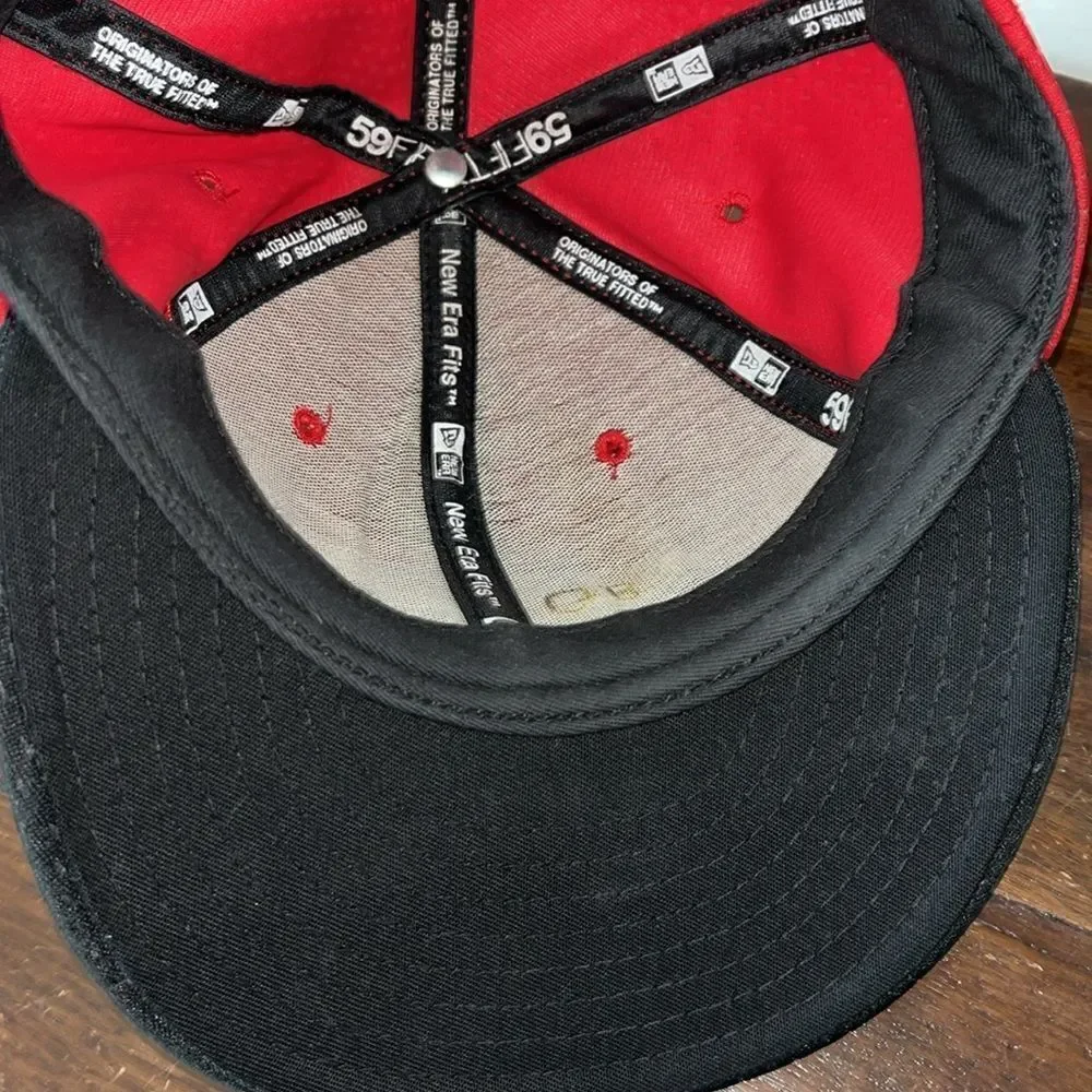VINTAGE 1994 NEW ERA JAMESTOWN JAMMERS MiLB 7 3/8 HAT CAP USA MADE HI CROWN